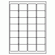 452 - Label Size 48mm x 38mm - 28 labels per sheet